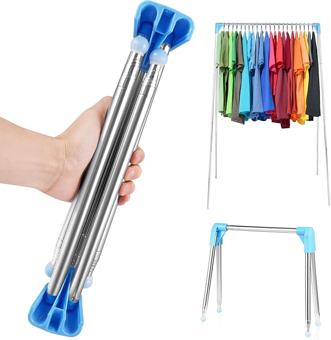 Portant à vêtements portable et pliable