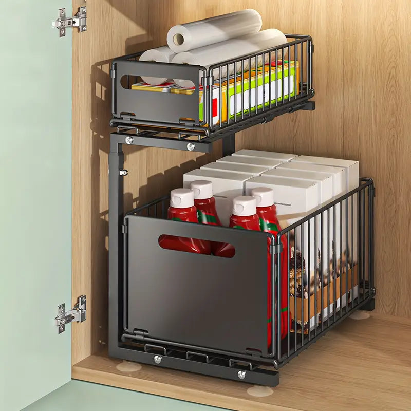 organiseur d'armoire coulissant réglable