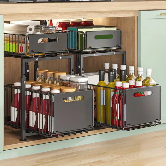 organiseur d'armoire coulissant réglable