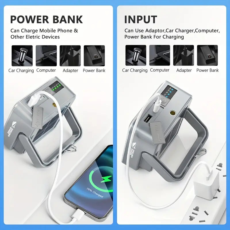 Éclairage Polyvalent et power bank